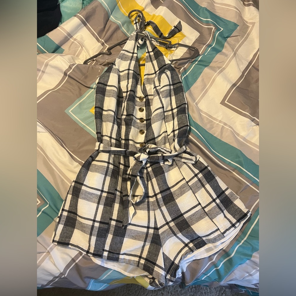 American Eagle halter neck romper